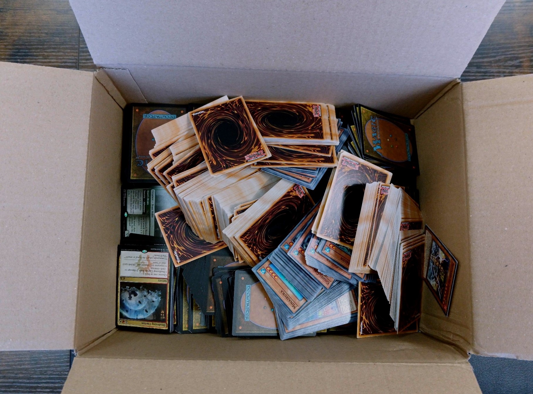 Schlecht verpackte Sammlung